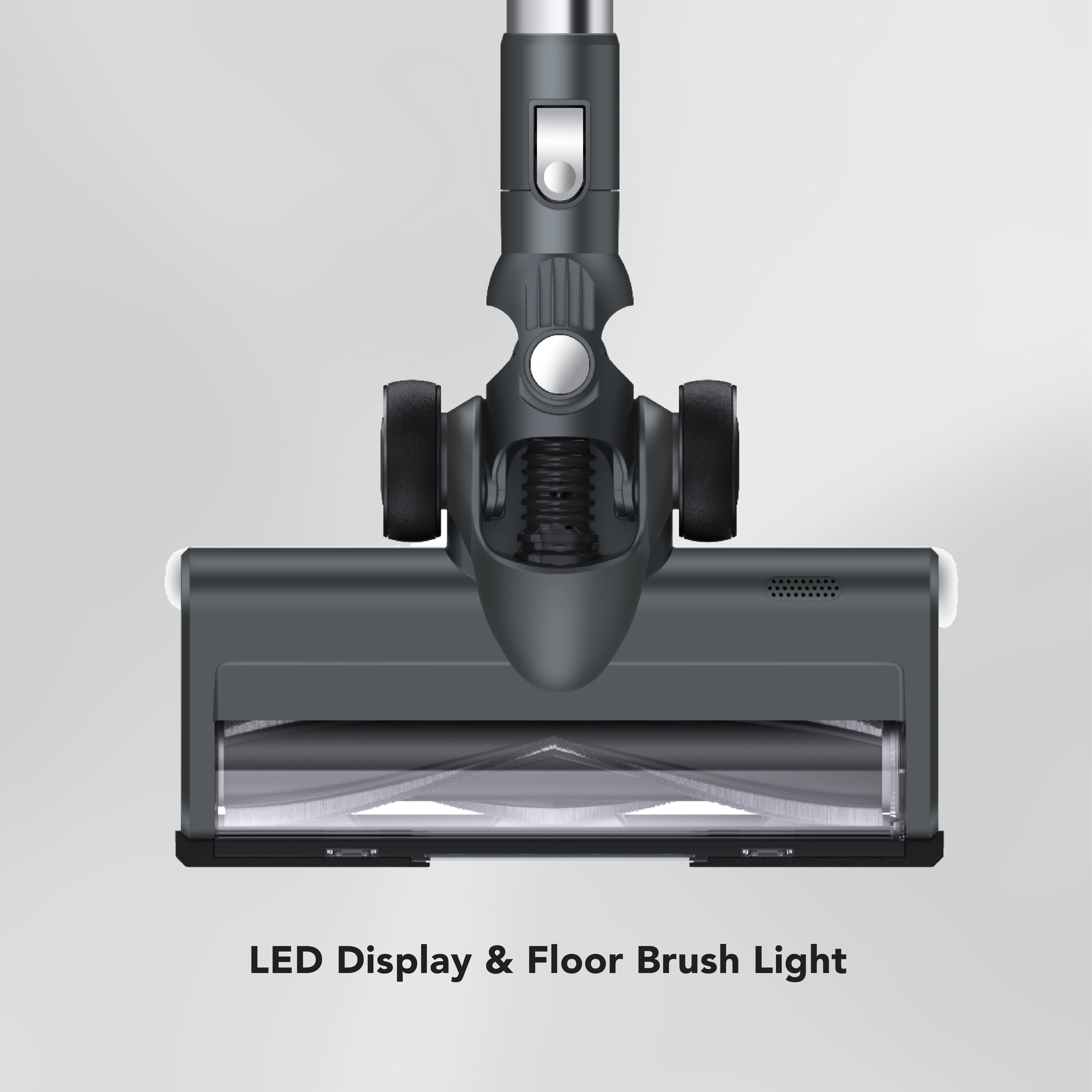 CARRERA Cordless Stick Vacuum Cleaner CRR321 – 400W Cordless Vacuum with BLDC Motor, 23Kpa Suction Power, Multi-Cyclone Filtration & LED Display