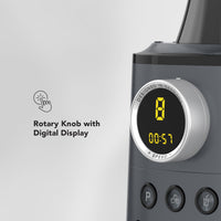 CARRERA Digital Food Processor № 568 – 1000W High-Performance Food Processor with Digital Knob, LED Display & Multi-Function Accessories