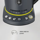CARRERA Electric Kettle № 550 – 2000-2400W Stainless Steel Kettle with Adjustable Temperature, Keep Warm Function & LED Display