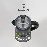 CARRERA Electric Kettle № 550 – 2000-2400W Stainless Steel Kettle with Adjustable Temperature, Keep Warm Function & LED Display