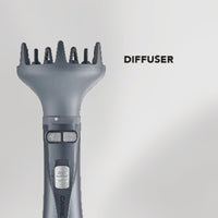 CARRERA OMNI Styler 1200W Hot Air Brush – One Step Hair Dryer & Volumizer with Rotating Ceramic Brush, 6 Attachments, Frizz Control, 3 Heat Settings, Cool Shot, Blow Dry & Style, CRR528, 2 Yr Warranty