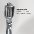 CARRERA OMNI Styler 1200W Hot Air Brush – One Step Hair Dryer & Volumizer with Rotating Ceramic Brush, 6 Attachments, Frizz Control, 3 Heat Settings, Cool Shot, Blow Dry & Style, CRR528, 2 Yr Warranty