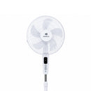 Havells Rigo Pedestal Stand Fan with Remote White 400Mm | 3 Speed Levels & Adjustable Height | 5AS Blade with 1 Hours Timer