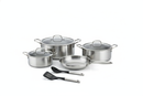 Prestige Tri Ply Stainless Steel 9 Pcs Cooking Set | Induction + all hob suitable | Pots and Pans Set | PR81201