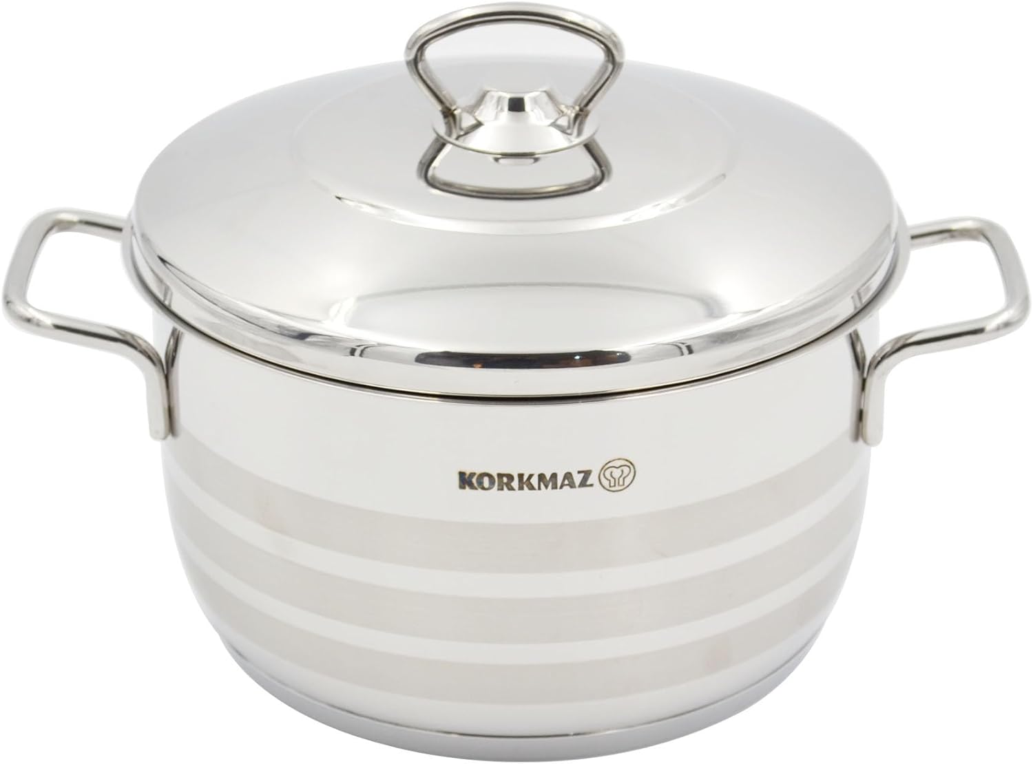 Korkmaz Astra Stainless Steel Casserole Pot 24X14 Cm / 6.3 L.
 | KA1903