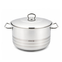 Korkmaz Mega Stainless Steel Casserole Pot 28X17 Cm / 10.0 L. | KA1942