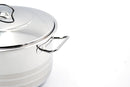 Korkmaz Mega Stainless Steel Casserole Pot 28X17 Cm / 10.0 L. | KA1942