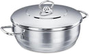 Korkmaz Mega Low Stainless Steel Casserole Pot 32X13 Cm / 10.0 L. | KA1943