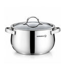 Korkmaz Samara 8-Piece Stainless Steel Cookware Set | Induction Compatible Cookware | KA1964