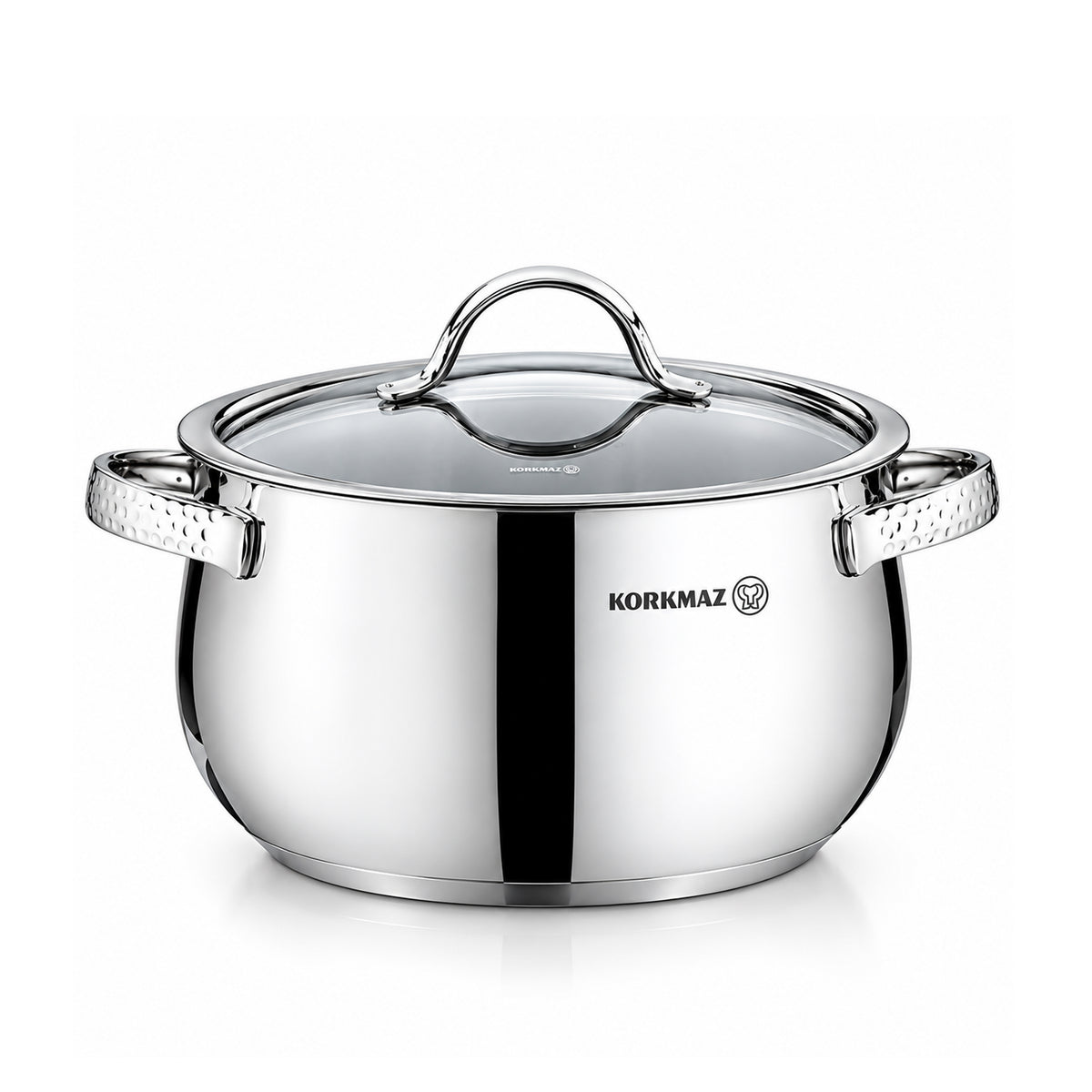 Korkmaz Samara 8-Piece Stainless Steel Cookware Set | Induction Compatible Cookware | KA1964
