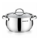 Korkmaz Samara 8-Piece Stainless Steel Cookware Set | Induction Compatible Cookware | KA1964