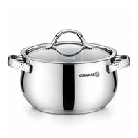 Korkmaz Samara 8-Piece Stainless Steel Cookware Set | Induction Compatible Cookware | KA1964