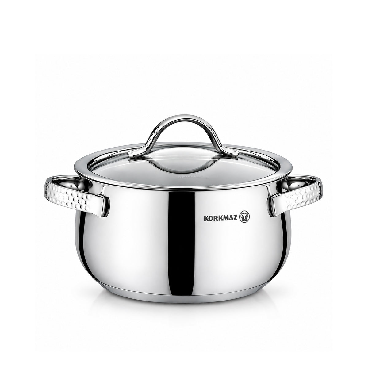 Korkmaz Samara 8-Piece Stainless Steel Cookware Set | Induction Compatible Cookware | KA1964