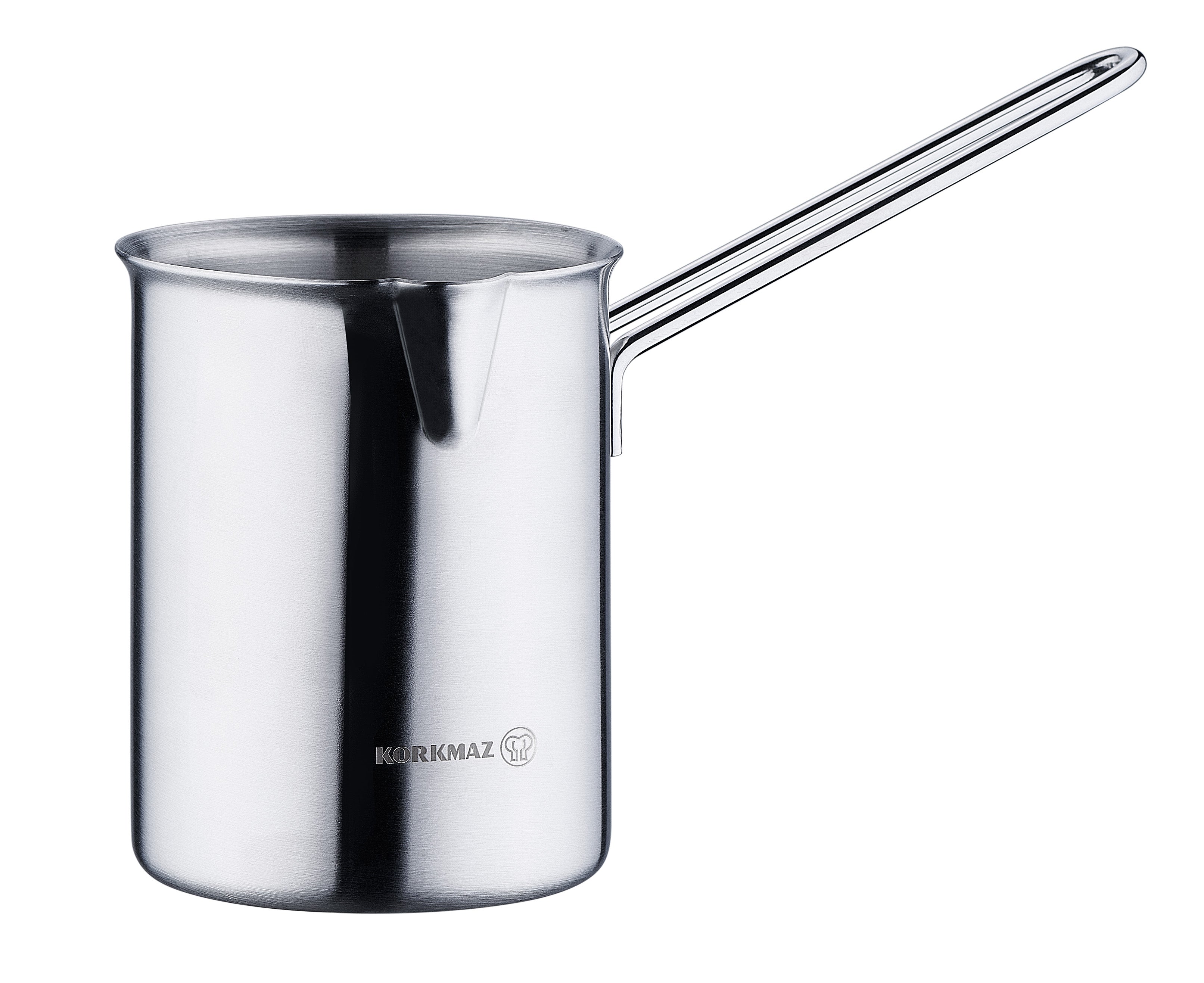 Korkmaz Proline Satin Milkpan 0.5 L.
Made In Turkiye | KA298