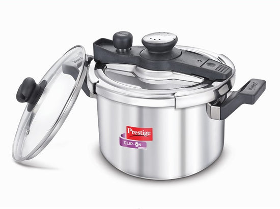 Prestige Clip on Svachh Stainless Steel 5L pressure Cooker | MPC20230