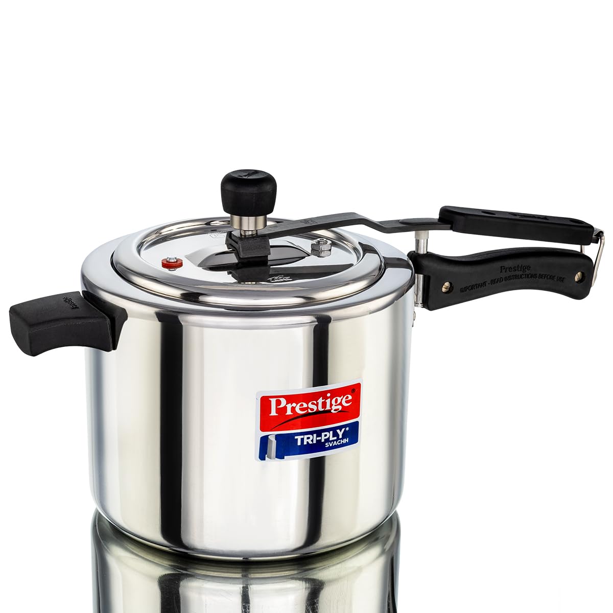 Prestige 5 L Tri-Ply Stainless Steel Svachh Inner Lid Pressure Cooker | MPT20715