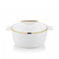 Asian Fancy Insulated Casserole Dlx 2500 Ml - White | AF2090W