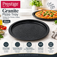 Prestige Granite 30cm pizza tray | PR48751