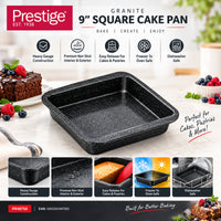 Restige Granite 9" Square Cake Pan | PR48758