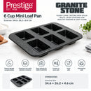 Prestige Granite 6 Cup Mini Loaf Pan | PR48776