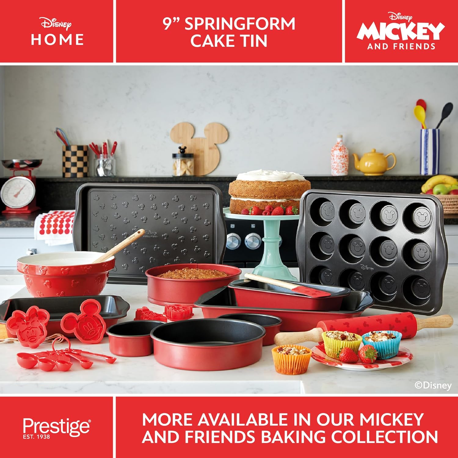 Prestige X Disney Bakeware Springform Cake Tin 9" | PR48797