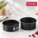 Prestige Granite 2Pcs Bakeware Set (20Cm Springform Cake Tin & 26Cm Loose Round Cake Tin) | PR49077