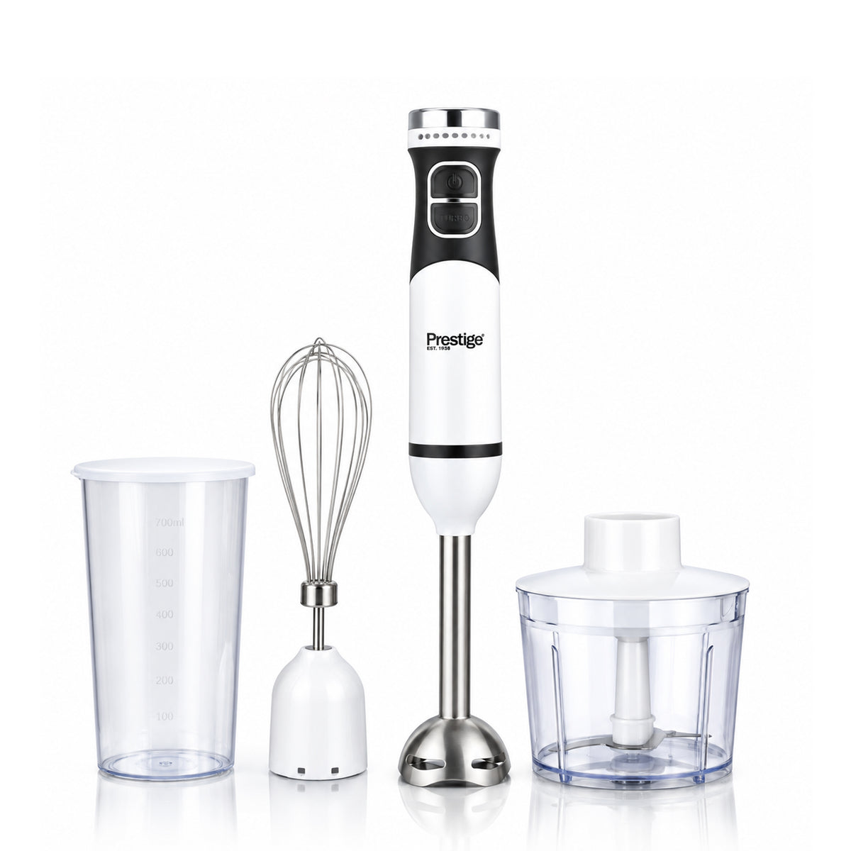 Prestige Hand Blender 600W Set  | Chopper & Whisk | PR54945
