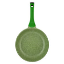 Prestige Essentials Granite Non Stick Set Combo | 26cm Fry Pan + 26cm Casserole With Lid | Induction Cookware Set 2 Pieces | Green - PR80993