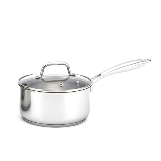 Prestige Infinity Tri Ply Stainless Steel 20cm Saucepan With Lid | Induction + all hob suitable | PR81188
