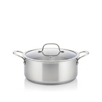 Prestige Tri Ply Stainless Steel 9 Pcs Cooking Set | Induction + all hob suitable | Pots and Pans Set | PR81201