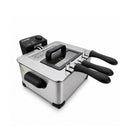 Prestige Stainless Steel Deep Fryer 4L 2000W with 3 Baskets and Viewing Window | PR81400