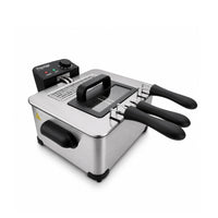 Prestige Stainless Steel Deep Fryer 4L 2000W with 3 Baskets and Viewing Window | PR81400