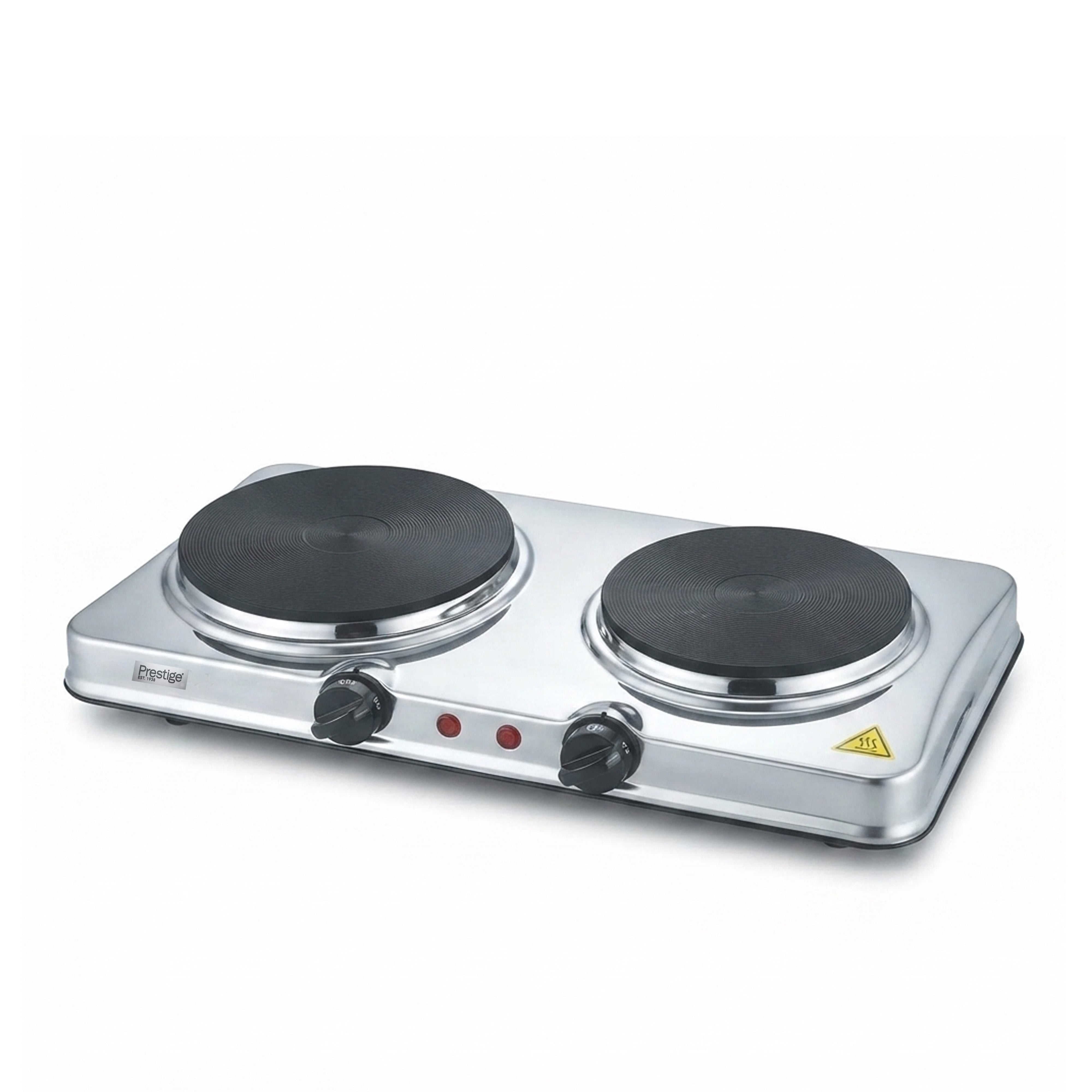 Prestige Ceramic Double Hotplate Stainless Steel Body With Dual Temperature Controls | 2500W  - PR81404