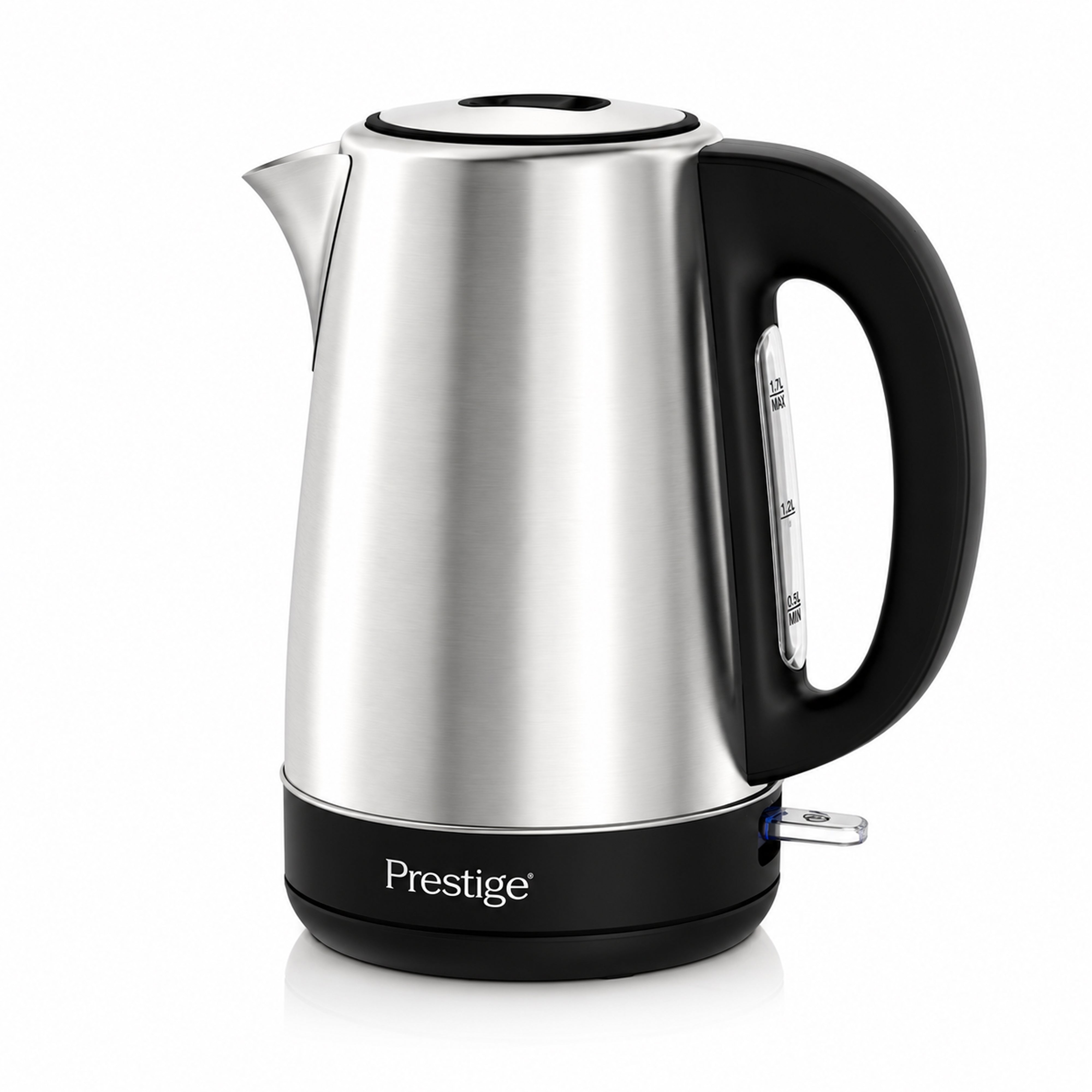 Prestige 1.7L stainless steel electric kettle PR81406 with 2200W power and Strix technology