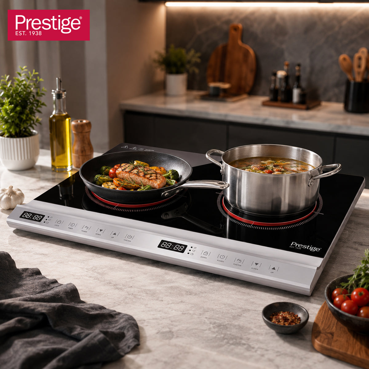 Prestige Double Infrared Cooker 2800W | PR81513