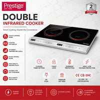 Prestige Double Infrared Cooker 2800W | PR81513