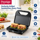Prestige Stainless Steel Single Grill Sandwich Maker | PR81520