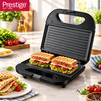 Prestige Stainless Steel Single Grill Sandwich Maker | PR81520