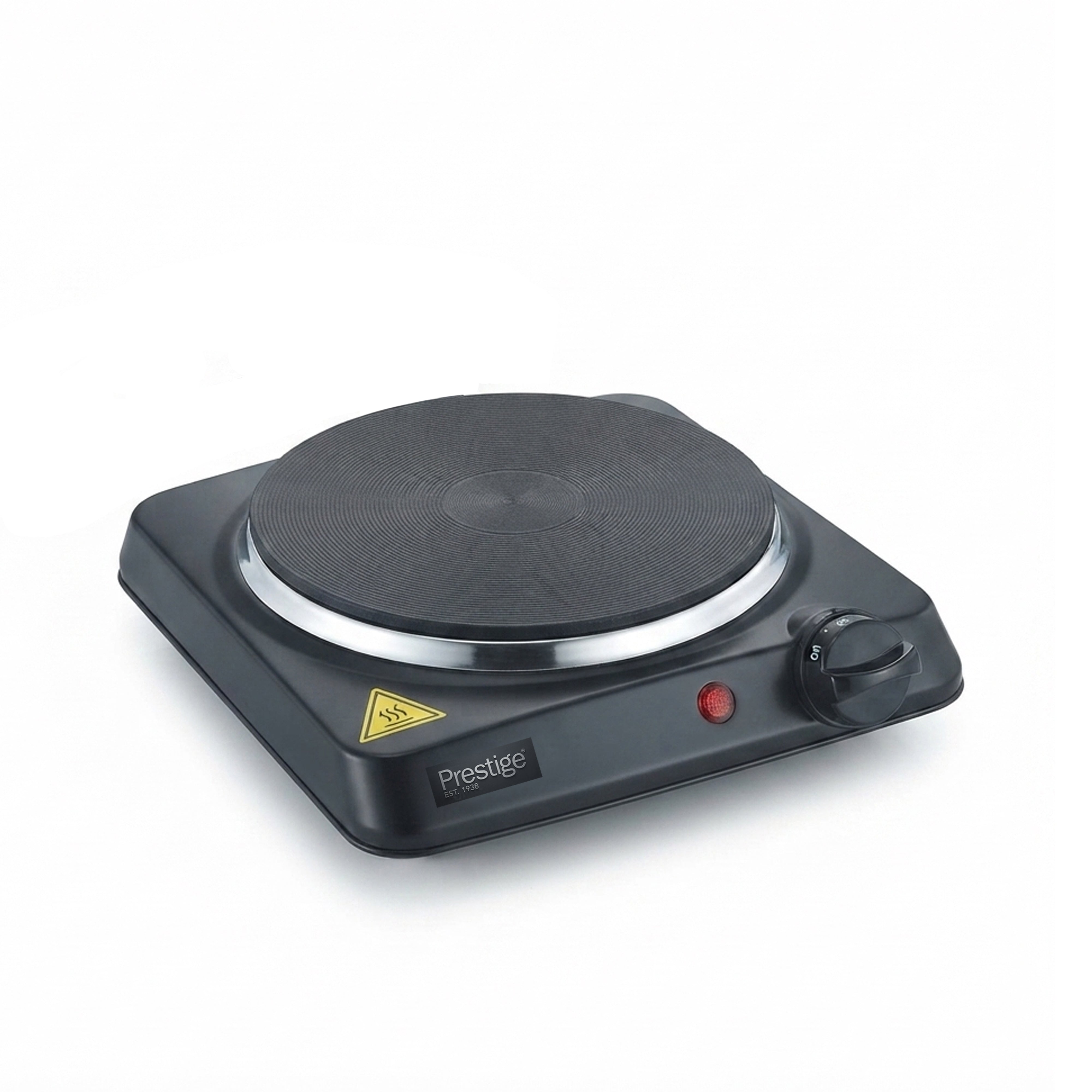 Prestige 1500W ceramic single hotplate PR81403 rust proof body with 185mm heating zone
