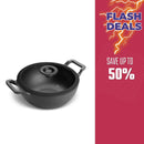 Prestige Cast Iron Pre-Seasoned Kadai 24 CM | PR48895