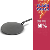 Prestige Cast Iron Pre-Seasoned Curved Tawa 28 cm | PR48884