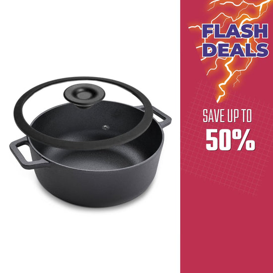Prestige Cast Iron Pre-Seasoned Casserole 20 CM | PR48896