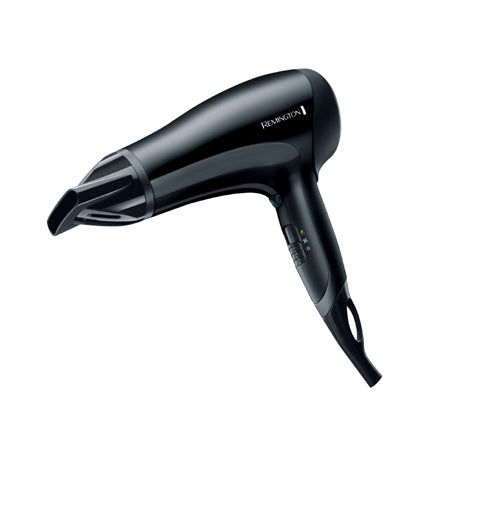 Remington Power Dry Ionic Hair Dryer | 2000W Lightweight Dryer with Ceramic Ionic Grille & Eco Setting for Smooth, Frizz-Free Results – D3010