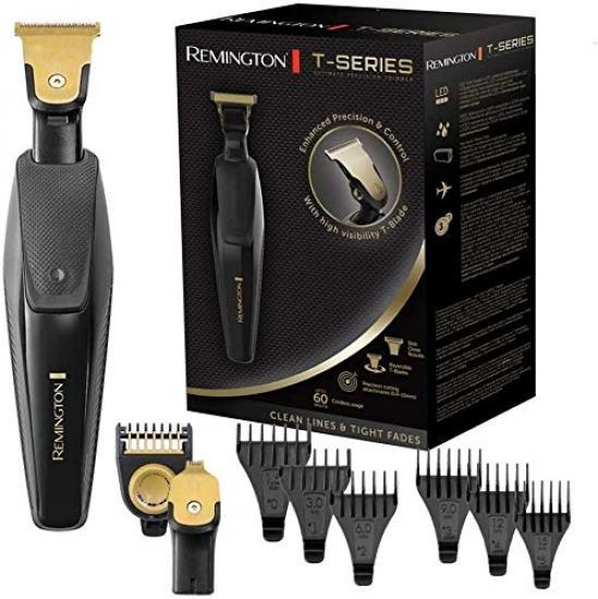 Remington T-Series UltiPrecision Trimmer | Titanium-Coated Blades with Detail & Beard Attachments for Precision Grooming – MB7000