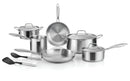 Prestige Tri Ply Stainless Steel 11 Pcs Cooking Set | Induction + all hob suitable | Pots and Pans Set | PR81202