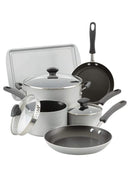 Farberware Cookstart Diamond Max Nonstick Cookware Sets 15 Pcs - SLV