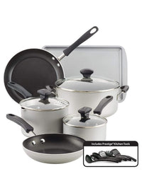 Farberware Cookstart Diamond Max Nonstick Cookware Sets 15 Pcs - SLV