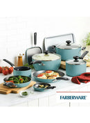 Farberware Pots and Pans Set 20-Pcs Set Aqua