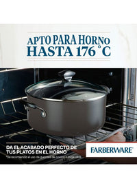 Farberware Cookstart Diamond Max Nonstick Cookware Set 15 Pcs - PEWTER