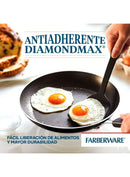 Farberware Cookstart Diamond Max Nonstick Cookware Set 15 Pcs - PEWTER